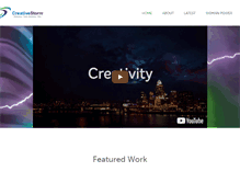 Tablet Screenshot of creativestorm.com